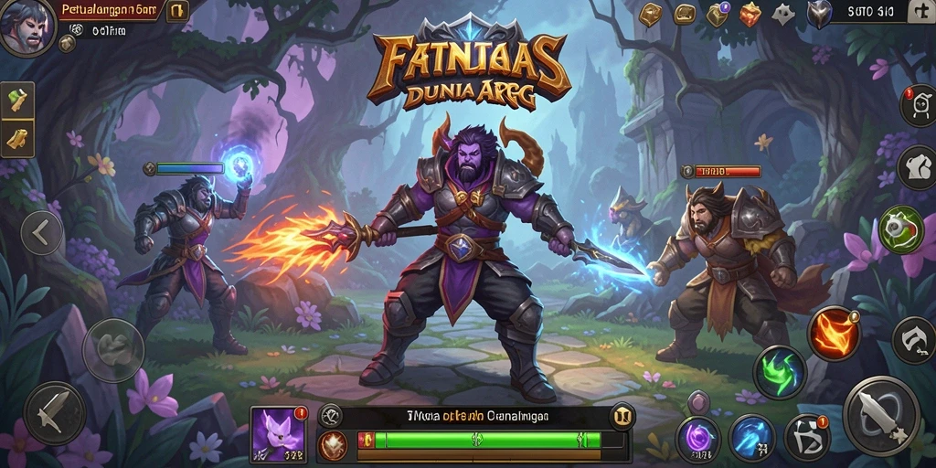 Tampilan aksi pertarungan dinamis dalam 5RT.