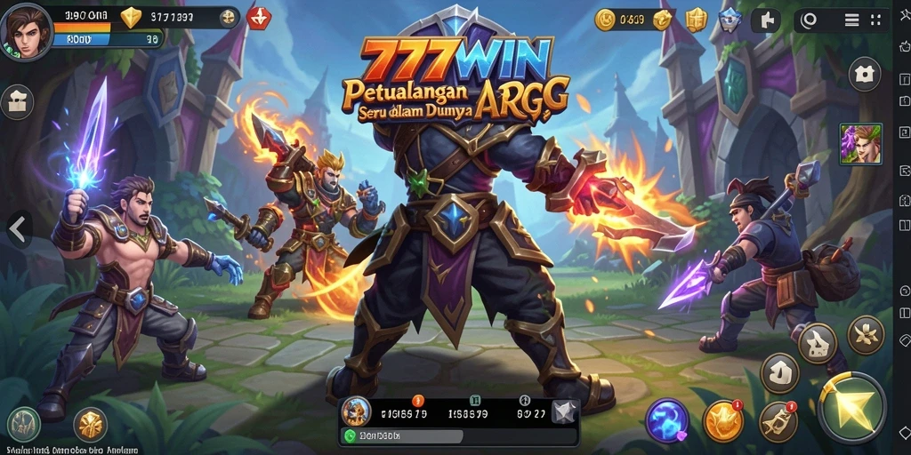 Tangkapan layar gameplay 777WIN menampilkan aksi seru dalam dunia ARPG.