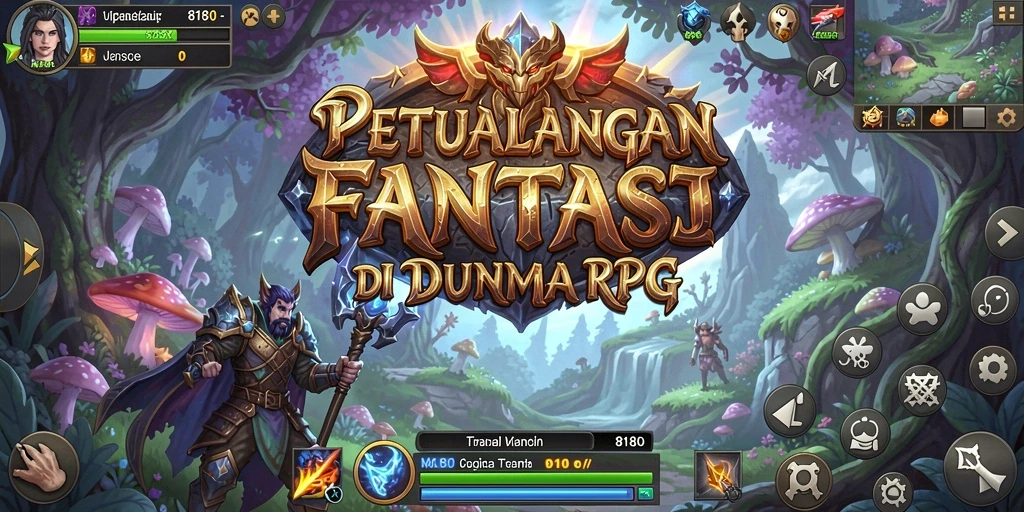 Tampilan gameplay RPG yang menakjubkan di 8180.