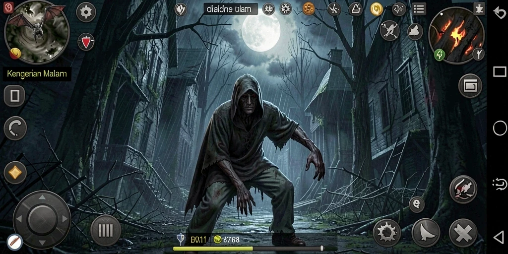 Gameplay menakutkan di 8768 dengan suasana mencekam.