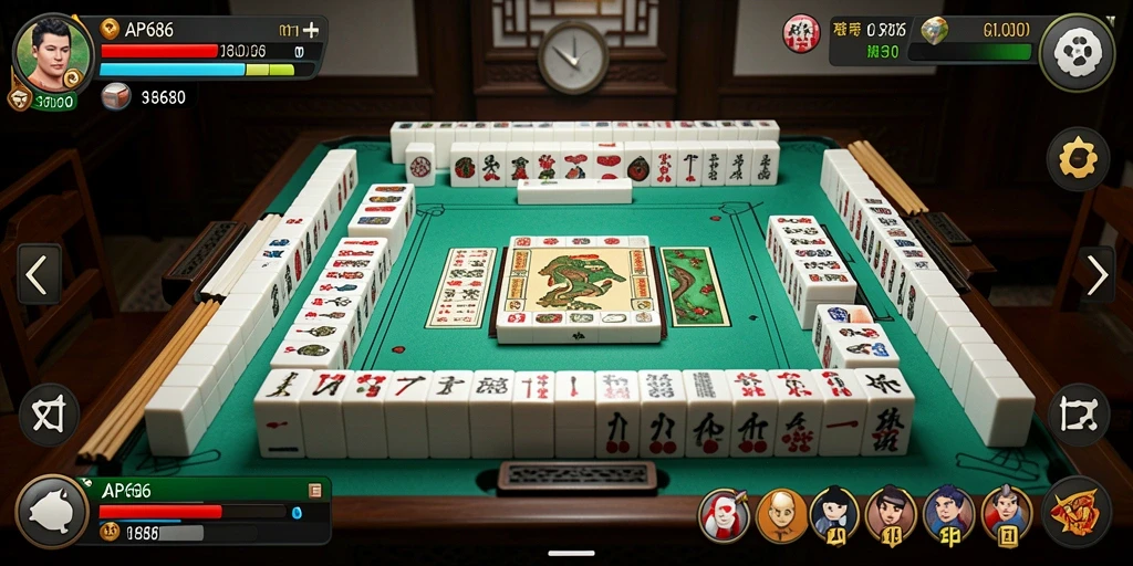 Tampilan gameplay seru dari Mahjong di AP686.