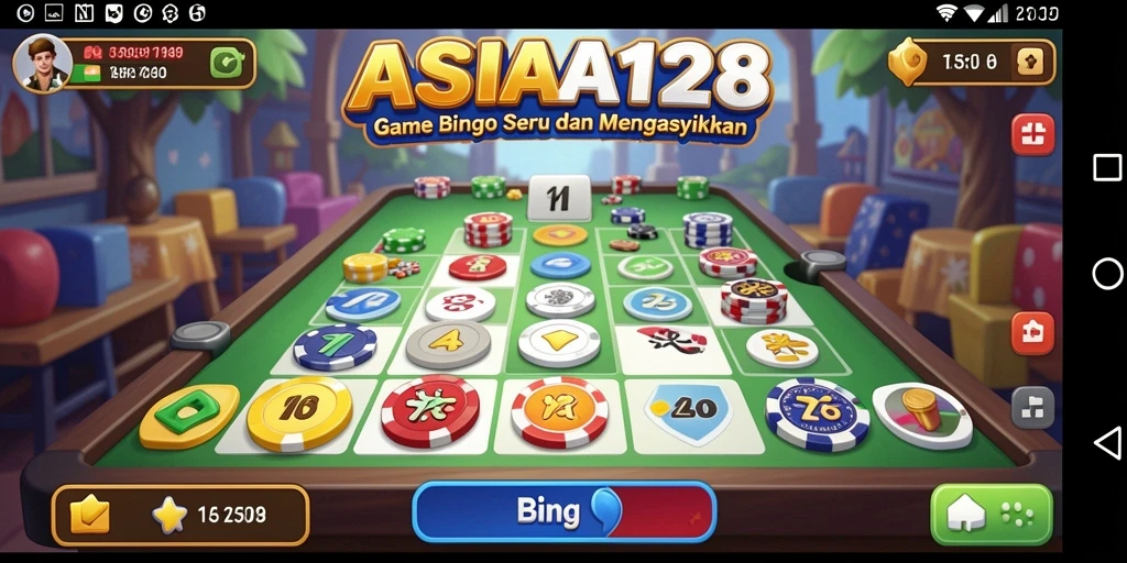 Gameplay seru ASIA128 dengan para pemain Bingo yang antusias.