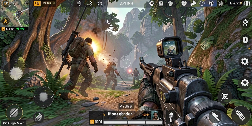 Gameplay menegangkan AYU89 dalam pertempuran TPS yang seru.