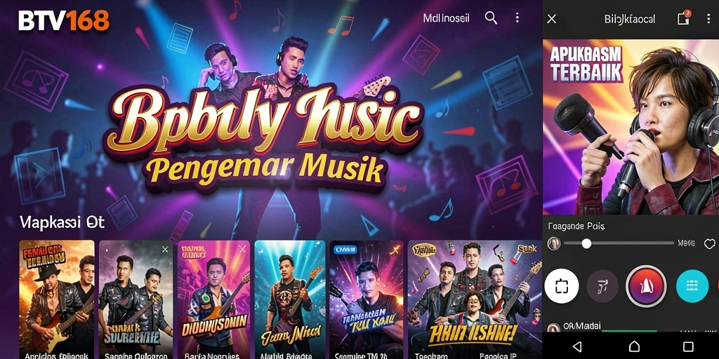 Tampilan gameplay BTV168 yang menarik dengan pilihan lagu beragam.