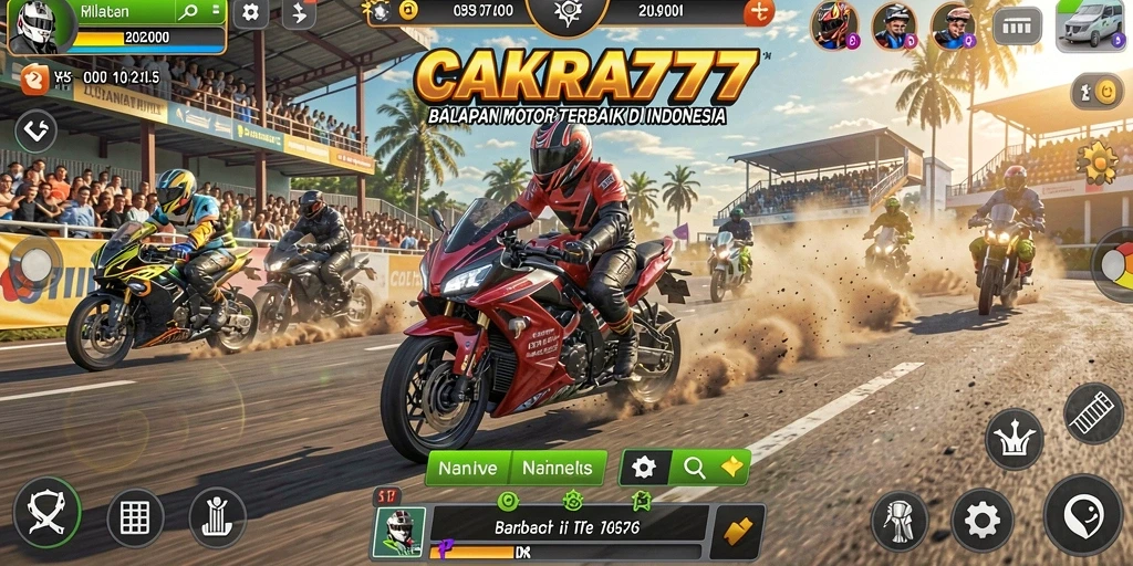 Gameplay menegangkan di CAKRA777 yang penuh kecepatan.