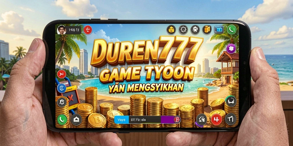 Tampilan gameplay DUREN777 yang menarik dan penuh warna.