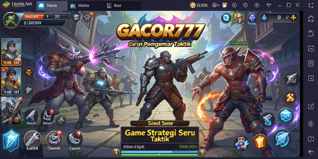 Gameplay menarik GACOR777 dengan elemen strategi yang mendebarkan.