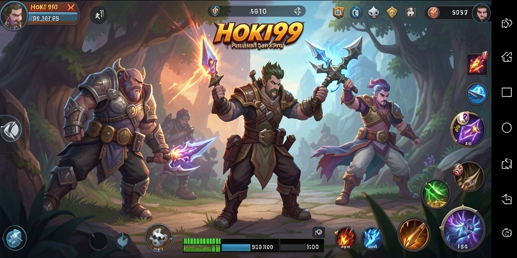 Tampilan gameplay HOKI99 yang seru dengan aksi mendebarkan.