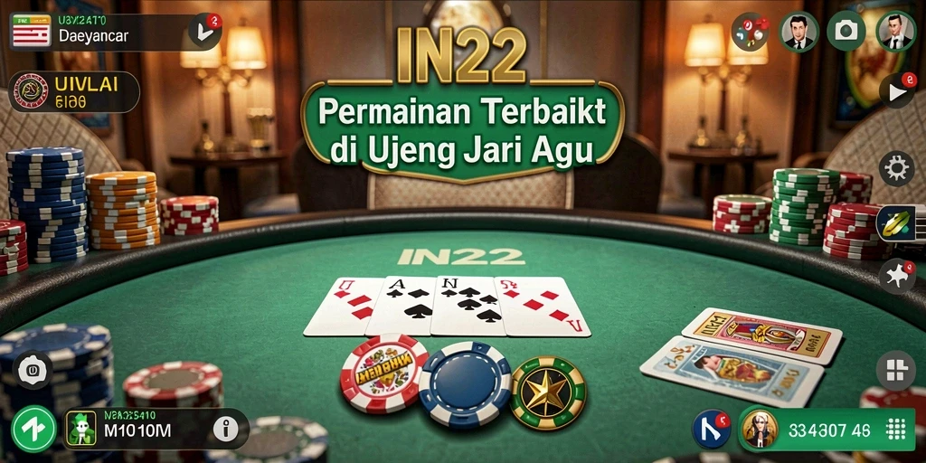 Tampilan utama gameplay <strong>IN22</strong> yang mendebarkan dan interaktif.