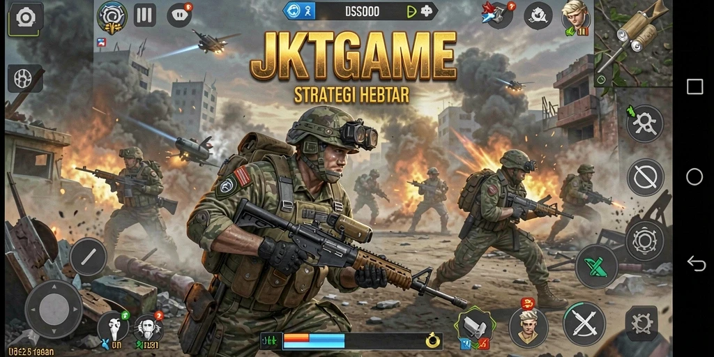 Tampilan gameplay menarik dari JKTGAME yang penuh strategi dan aksi.