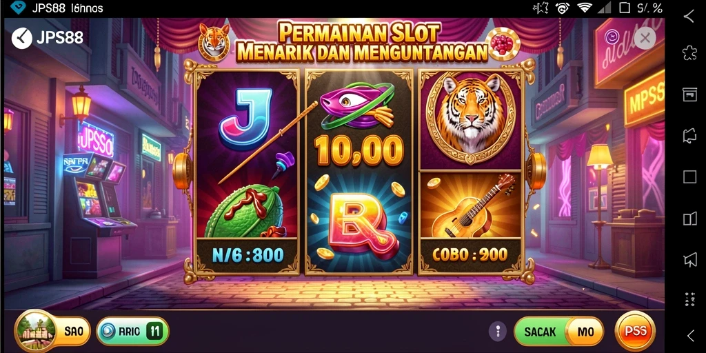 Tampilan gameplay <strong>JPS88</strong> yang seru dan penuh warna.