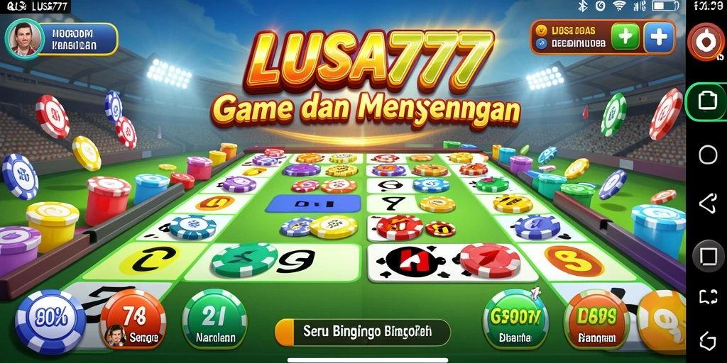 Tampilan gameplay seru dan interaktif di LUSA777 Bingo.