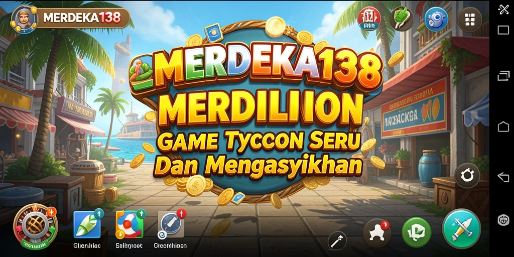 Tampilan gameplay menarik dari MERDEKA138 yang menunjukkan keseruan Tycoon.