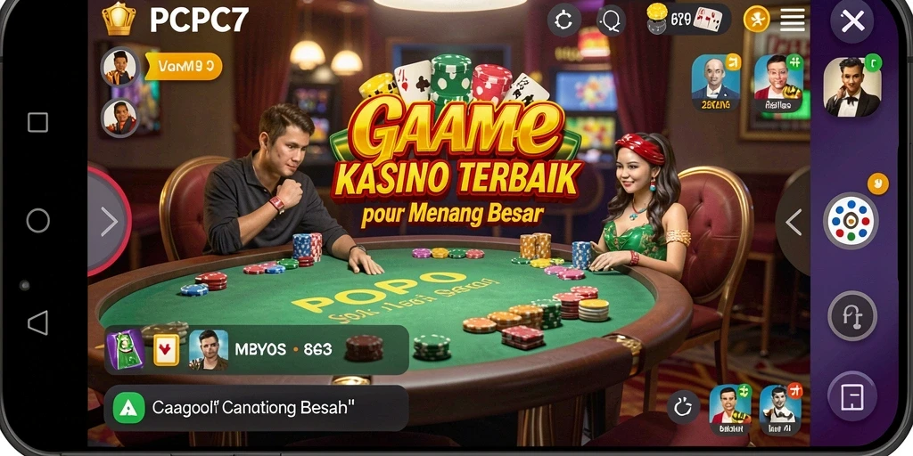Tampilan gameplay mendebarkan dari <strong>PCPC7</strong> dalam permainan Kasino.