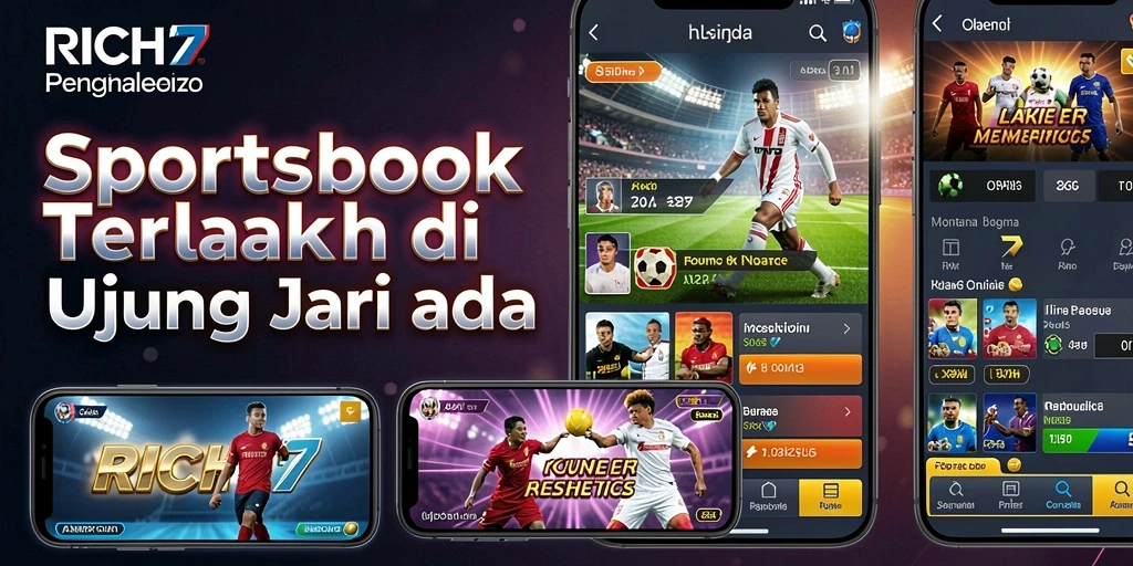 Tampilan menarik dan interaktif dari gameplay Sportsbook RICH7.