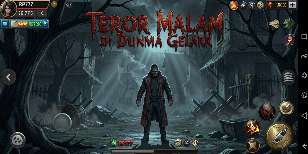Tangkapan layar menampilkan suasana mencekam dalam gameplay RP777.