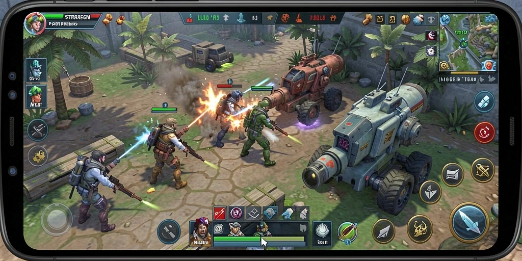 Tampilan gameplay strategis RR89 yang seru dan menantang.