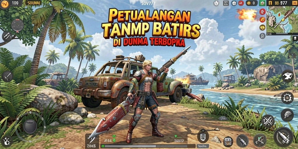 Gameplay SOV777 yang menampilkan dunia terbuka dan penuh petualangan.