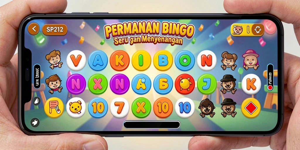 Tampilan gameplay seru di SP212 dengan berbagai pilihan Bingo.