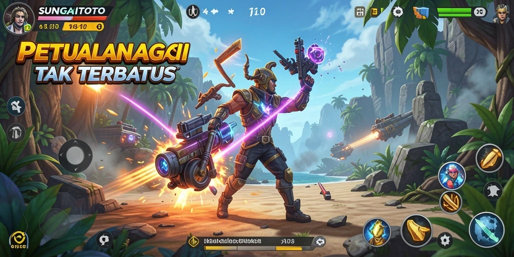 Screenshot SUNGAITOTO menampilkan aksi mendebarkan dalam permainan.