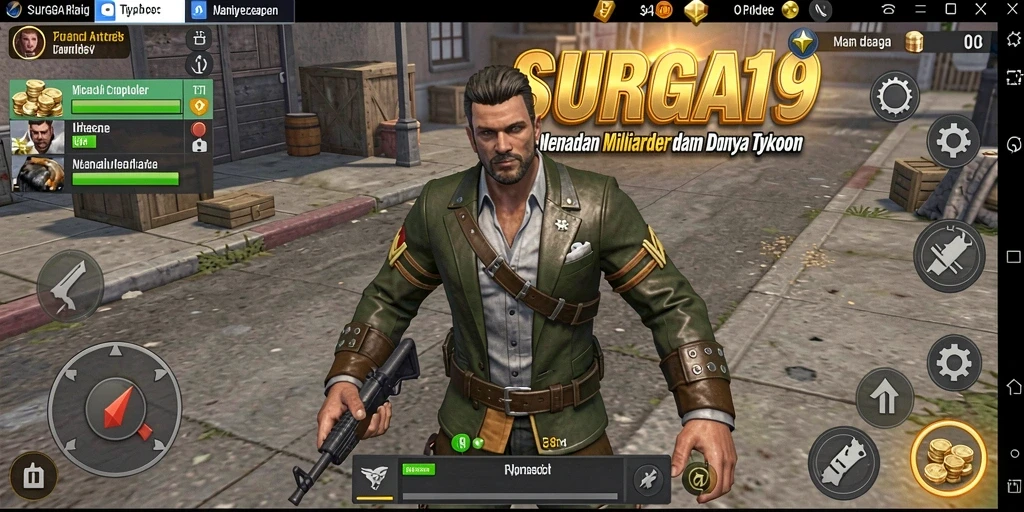 Tampilan utama gameplay SURGA19 yang menarik dan interaktif.