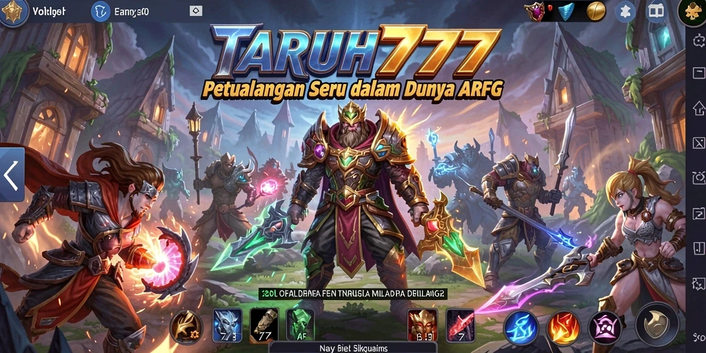 Tampilan gameplay TARUH777 yang seru dan menantang.