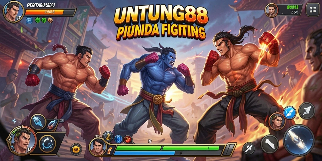 Tampilan utama gameplay UNTUNG88 dengan pertarungan mendebarkan.