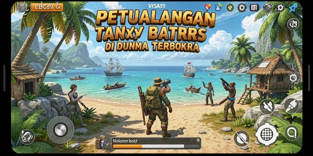 Gameplay menarik dari dunia terbuka VISA89 yang penuh petualangan.