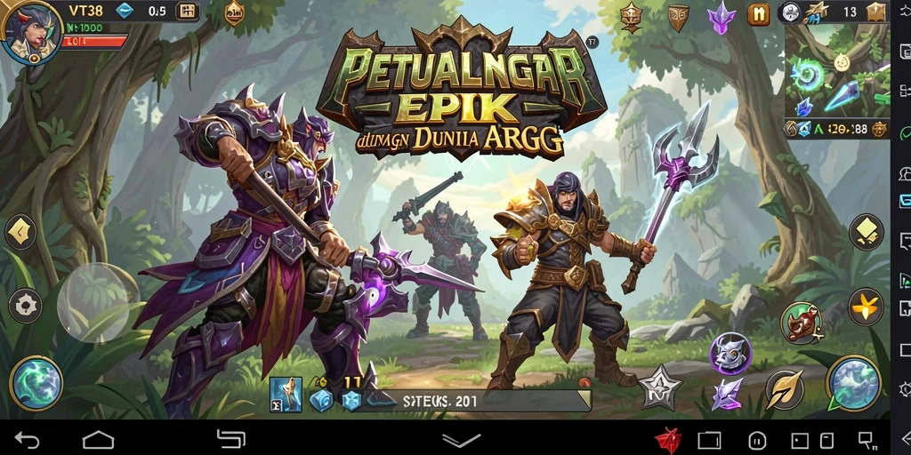 Screenshot gameplay VT38 menampilkan pertarungan seru dan grafis yang memukau.