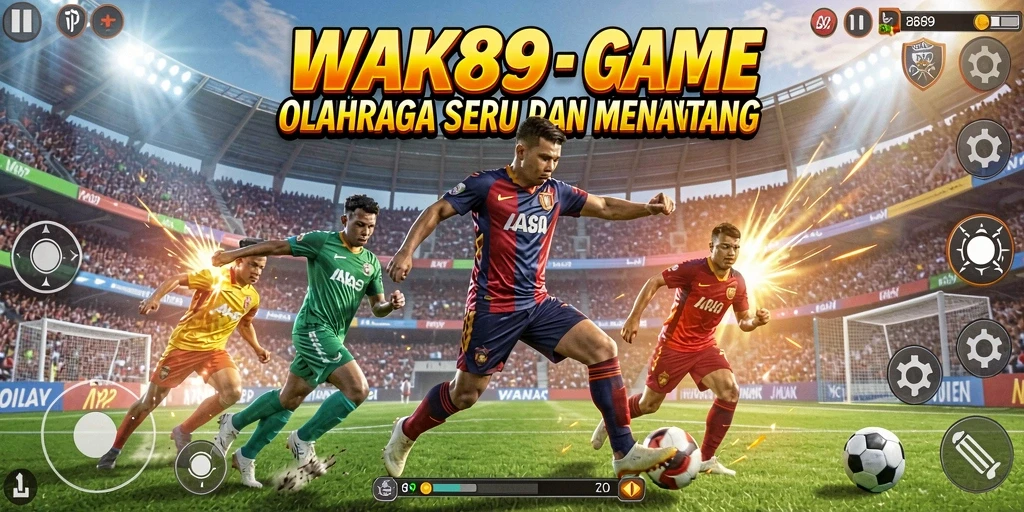 Gameplay WAK89 yang mendebarkan di arena pertandingan.